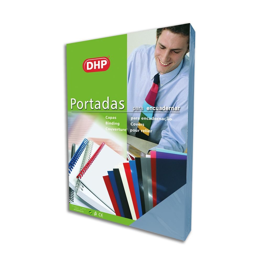 Portada PVC 180 Micras Transparente A4 6 Azul DHP COMERPA SLU Imagen principal del producto