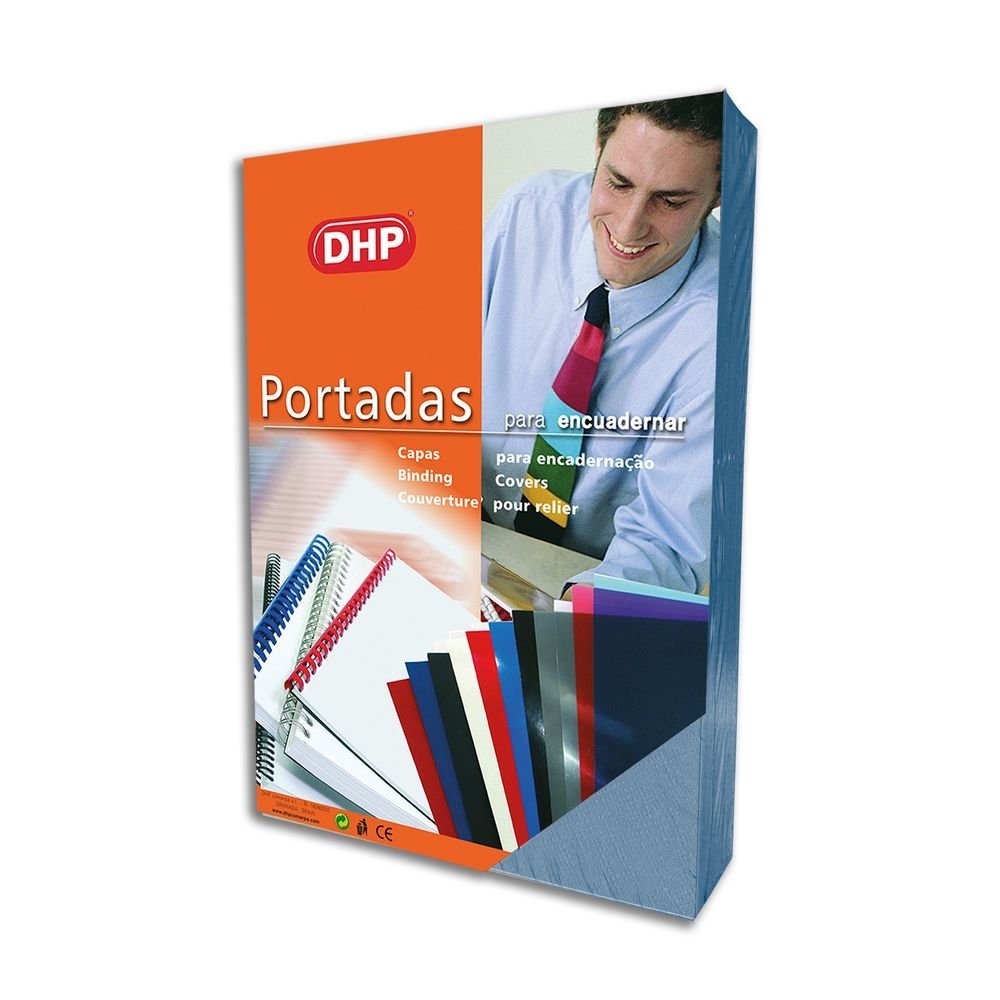 Portada Gofrada Piel Nº 8 1000 g A4 5 Azul Pastel DHP COMERPA SLU Imagen principal del producto