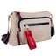 Bolso bandolera pequeño nylon Moselle Skpat beige marca Arsmar Enterprise