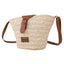 Bolso bandolera trapecio rafia-polipiel Borah Lois Natural marca Arsmar Enterprise