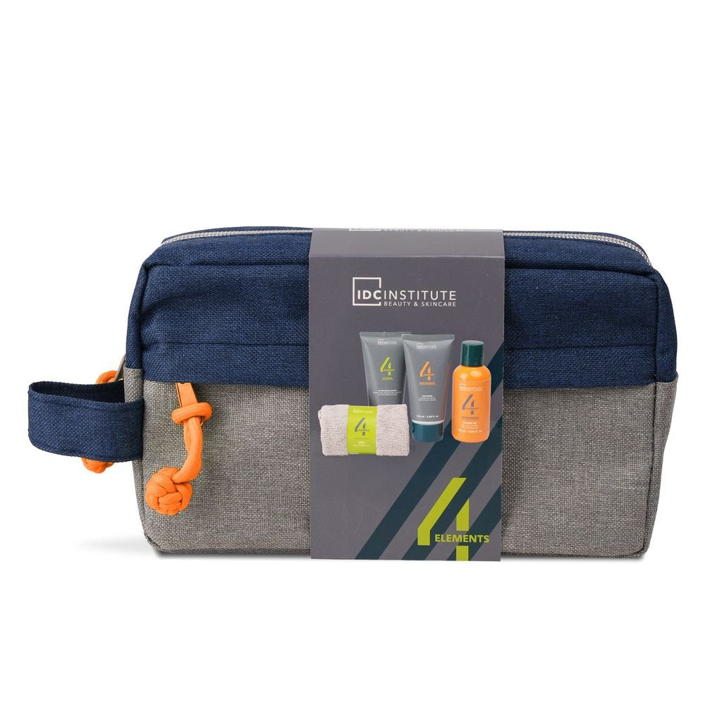 Neceser con asa para hombre IDC Instituto 4 productos