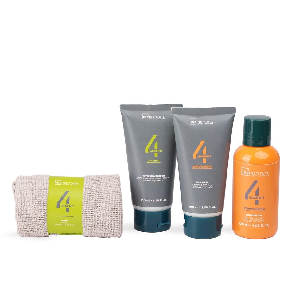 Neceser con asa para hombre IDC Instituto 4 productos