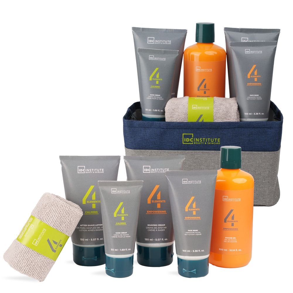 Cesta set afeitado hombre 6p IDC Regalo