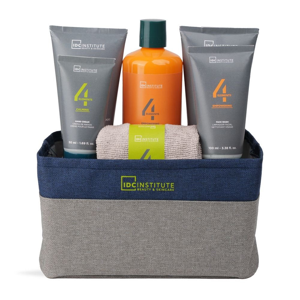 Cesta set afeitado hombre 6p IDC Regalo
