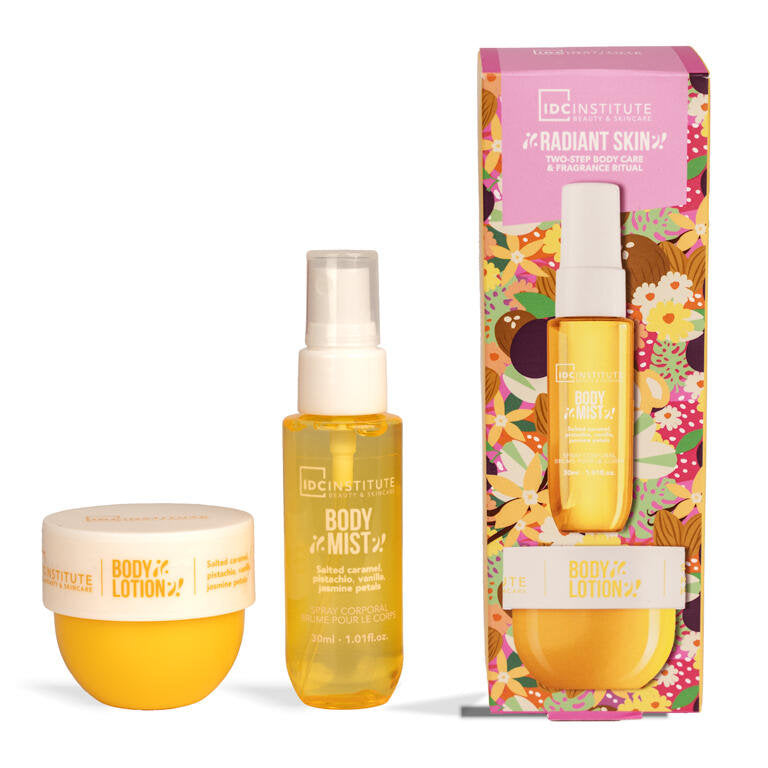 Set Duo Bruma y Crema Corporal Radiant Bright IDC Regalo