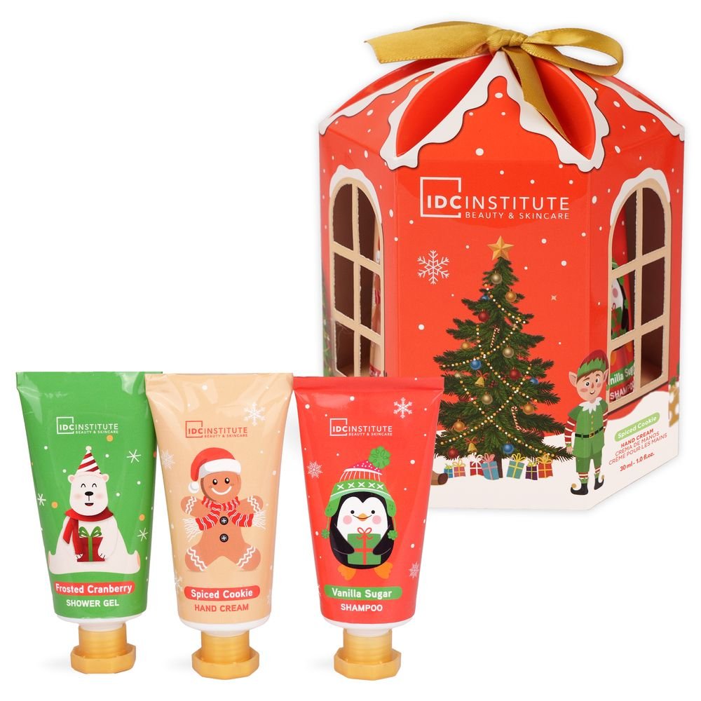 Set gel, crema y champú Navidad mini IDC Regalo