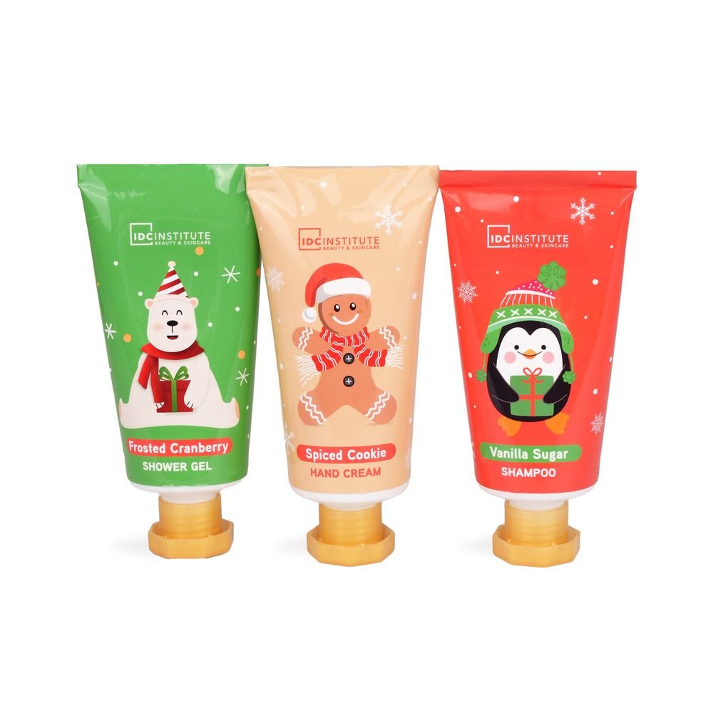 Set gel, crema y champú Navidad mini IDC Regalo