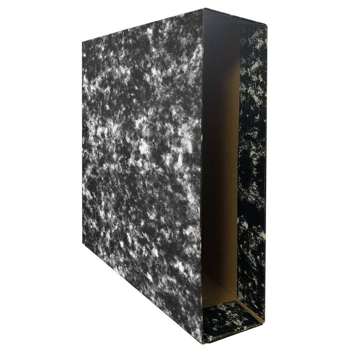 Caja Archivador A-z Folio Jaspeado Negro Manipulados Mariola Imagen principal del producto