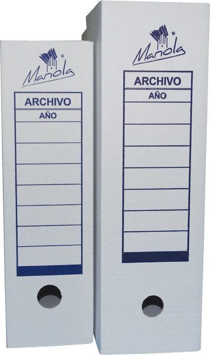 Caja Archivo Definitivo Folio Prolongado Manipulados Mariola S.L.