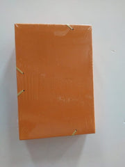 CARPETA PROYECTOS ARMADA GOFRADO LOMO 3CM GOMA NARANJA | 2 UNIDADES | (MANIPULADOS MARIOLA S,L,)