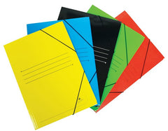 CARPETA FOLIO GOMAS SOLAPA 500GR BRILLO CARTON PLASTIFICADO | 20 UNIDADES | (MANIPULADOS MARIOLA S,L,)
