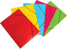 CARPETA FOLIO GOMAS SOLAPA CARTON 500GR SURTIDAS | 20 UNIDADES | (MANIPULADOS MARIOLA S,L,)