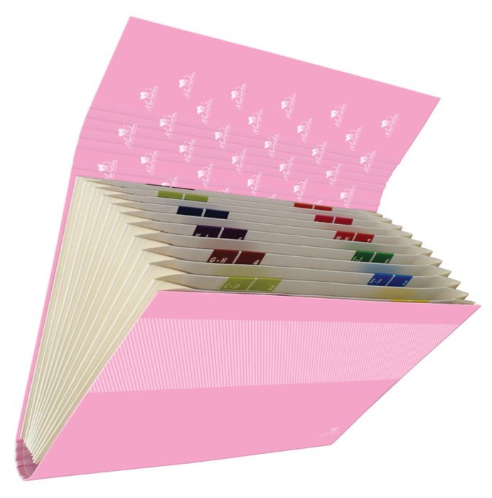 Carpeta Fuelle con Solapa con Cierre Colores Pasteles Manipulados Mariola
