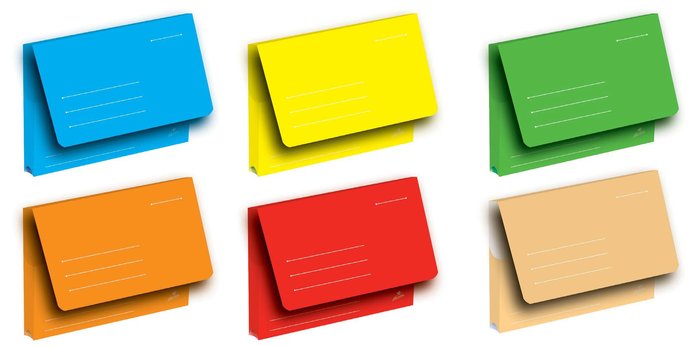 SUBCARPETA FOLIO CON BOLSILLO CARTULINA 250G AMARILLO | 25 UNIDADES | (MANIPULADOS MARIOLA S,L,)