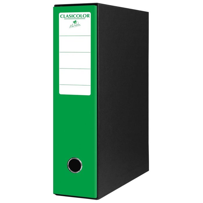 ARCHIVADOR A-Z FOLIO COLOR CON CAJA VERDE | 1 UNIDADES | (MANIPULADOS MARIOLA S,L,)