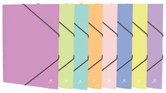 CARPETA MARIOLA FOLIO GOMA SOLAPA PASTEL SURTIDAS | 1 UNIDADES | (MANIPULADOS MARIOLA S,L,)
