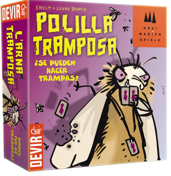 JUEGO DE MESA POLILLA TRAMPOSA | DEVIR GAMES | 1 UNIDAD | 8436017221138 Imagen principal del producto
