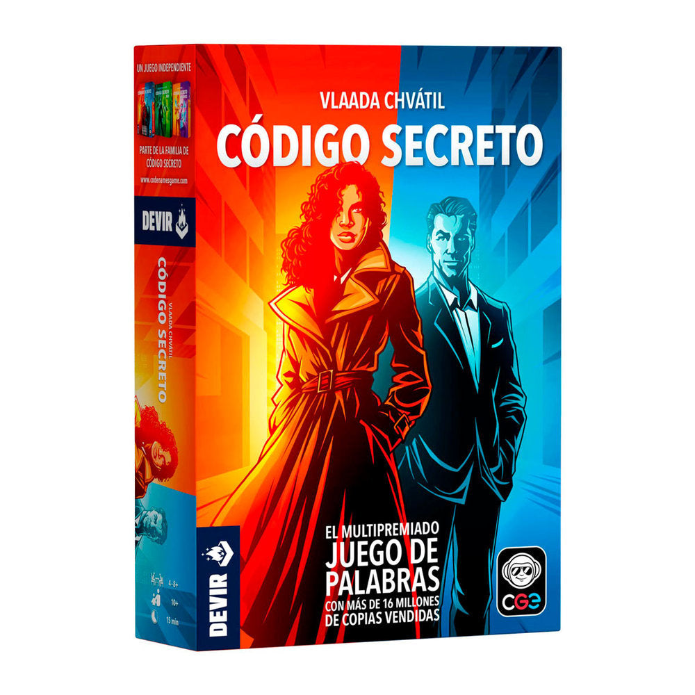 JUEGO DE MESA CODIGO SECRETO | DEVIR GAMES | 1 UNIDAD | 8436017223354 Imagen principal del producto