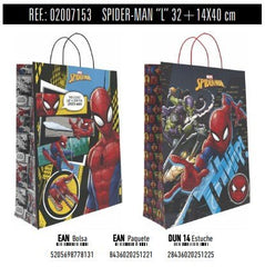 BOLSA REGALO PAPEL SPIDERMAN DISNEY 14X32X40 ASA RETORCIDA | ANDINA | 1 UNIDAD | 8436020251221