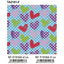 Papel regalo bobina 62 cm corazones colores Andina