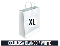 BOLSA CELULOSA BLANCO XL 40X18X46 | ANDINA | ENVASE 200 UDS. UNIDAD | 8436020252815