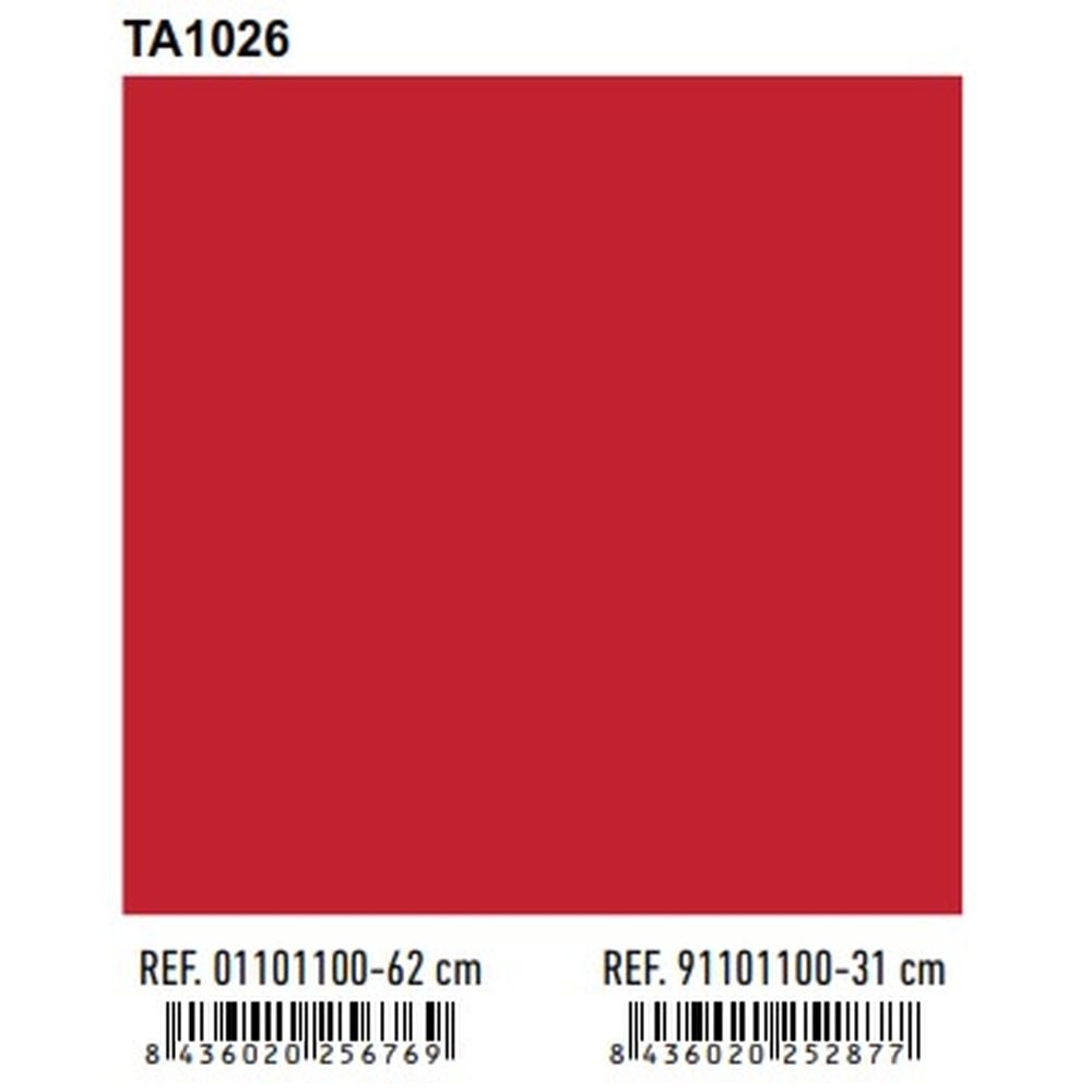Papel de regalo bobina 31cm Andina rojo