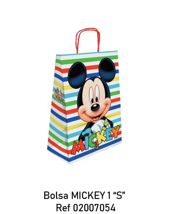 BOLSA REGALO INFANTIL DISNEY MICKEY 90G ASAS PAPEL RETORCID | ANDINA | 1 UNIDAD | 8436020255052