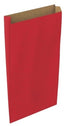 Sobre bolsa papel kraft rojo BASIKA pack 12 para regalos y manualidades
