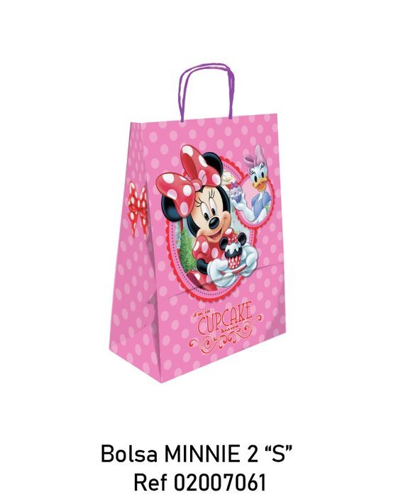 BOLSA REGALO INFANTIL DISNEY MINNIE 90G ASAS PAPEL RETORCID | ANDINA | 1 UNIDAD | 8436020256790 Imagen principal del producto