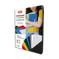 PORTADA PP 0,70 MM A4 4 NEGRO P/50 | 50 UNIDADES | (DHP COMERPA SLU)