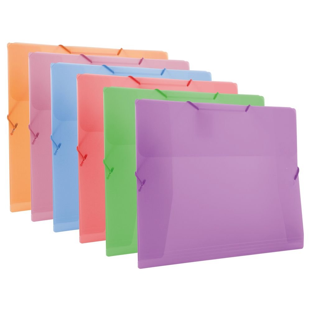Carpeta Gomas y Solapas A4 Rosa DHP Básico