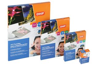 Funda Plastificar A2 Dhp 125 Micras C/100 Brillo Marca DHP Imagen principal del producto