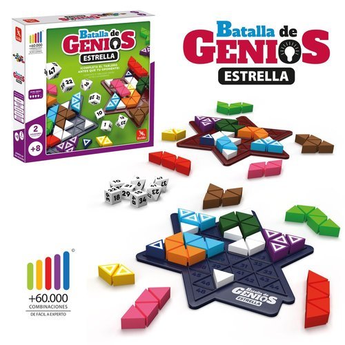 JUEGO DE MESA BATALLA DE GENIOS STARS | LUDILO | 1 UNIDAD | 8436536809558