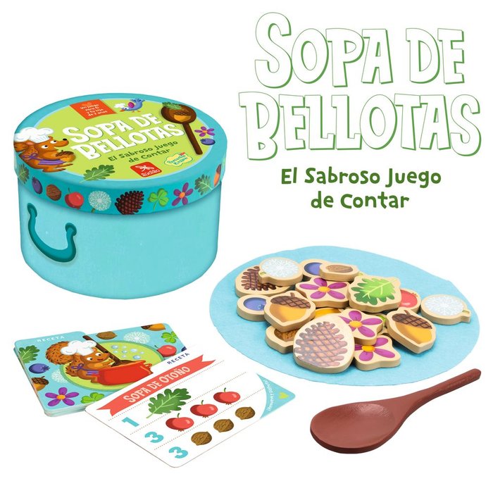 JUEGO LUDILO SOPA DE BELLOTAS | LUDILO | 1 UNIDAD | 8436536809824 Imagen principal del producto
