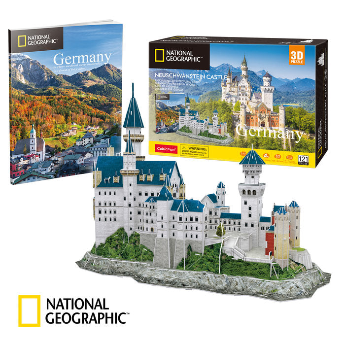 PUZZLE 3D CASTILLO NEUSCHAWANSTEIN | PUZZLES 3D CUBIC FUN | 1 UNIDAD | 8436536809923 Imagen principal del producto