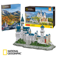 PUZZLE 3D CASTILLO NEUSCHAWANSTEIN | PUZZLES 3D CUBIC FUN | 1 UNIDAD | 8436536809923