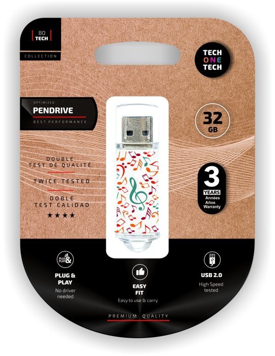 Pendrive Music Dream 32 GB TECH ONE TECH