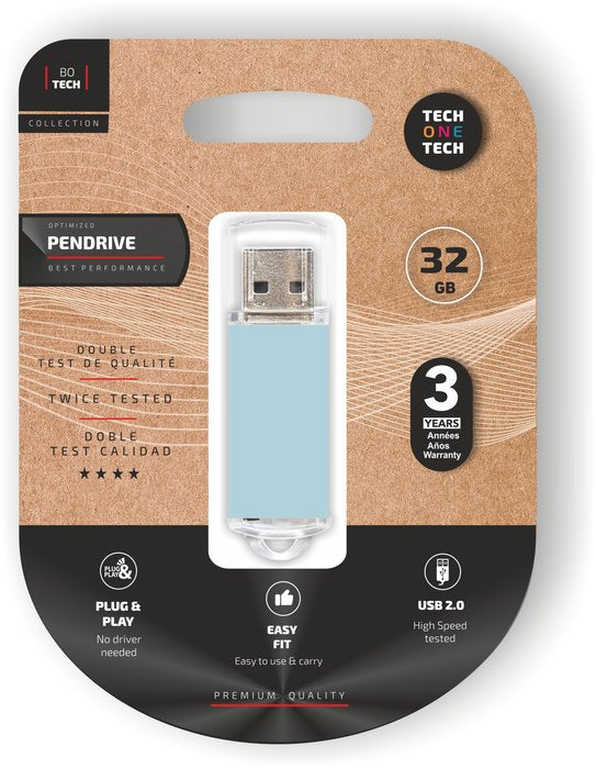 Pendrive Basic Blue Sky 32 GB TECH ONE TECH