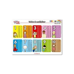 Tablas de Multiplicar Laminas Flexibles (Geu) - 8436548130053