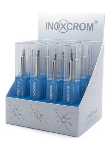 Expositor 12 Bolígrafos Inoxcrom Soul Negro con Caja Imagen principal del producto