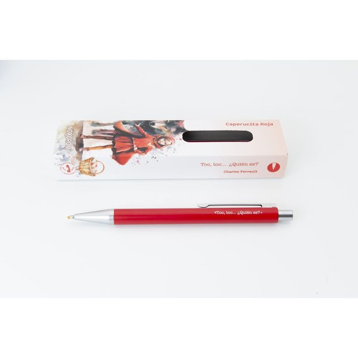 Estuche Boligrafo Books Cuentos Caperucita Roja