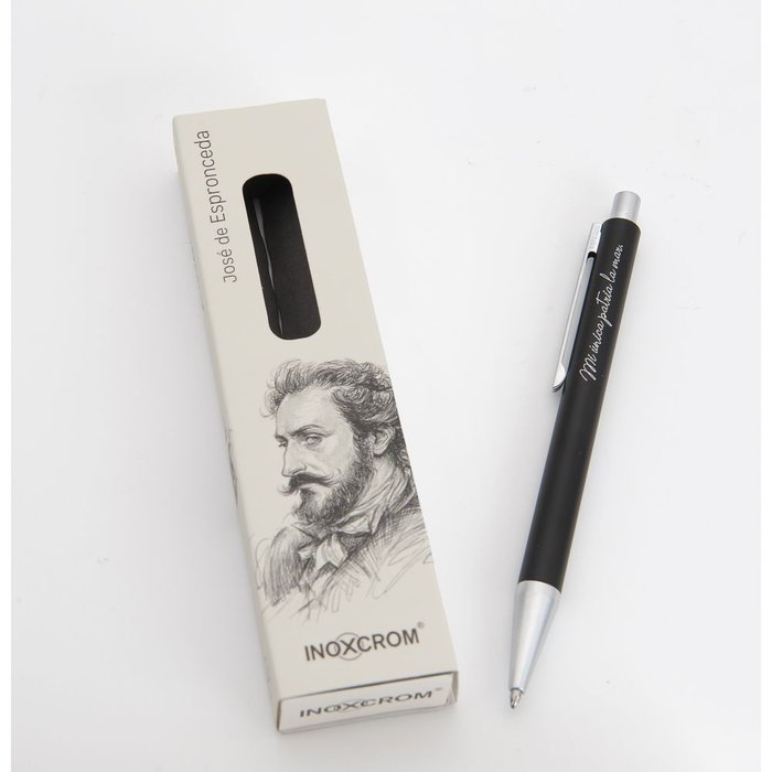 Bolígrafo Inoxcrom Escritores Poetas José de Espronceda