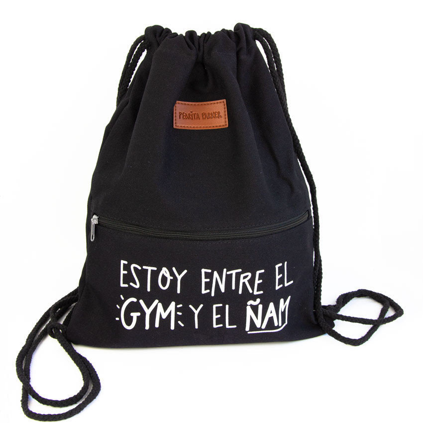 MOCHILA SACO DE CUERDAS GYM ÑAM | PEDRITA PARKER Imagen principal del producto