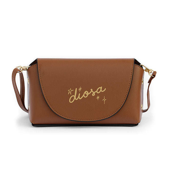 BOLSO BANDOLERA MARRON PEDRITA PARKER DIOSA | PEDRITA PARKER | 1 UNIDAD | 8436553495369 Imagen principal del producto