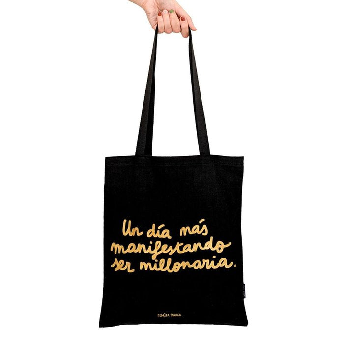 BOLSA DE TELA MILLONARIA | PEDRITA PARKER Imagen principal del producto