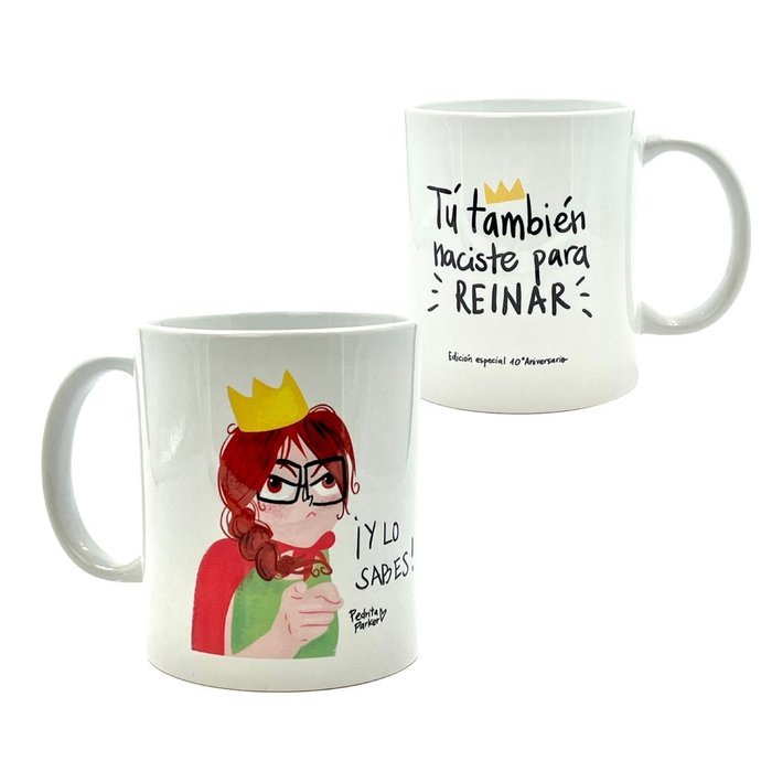 TAZA PEDRITA PARKER REINA PECAS REINAR | PEDRITA PARKER | 1 UNIDAD | 8436553496359 Imagen principal del producto