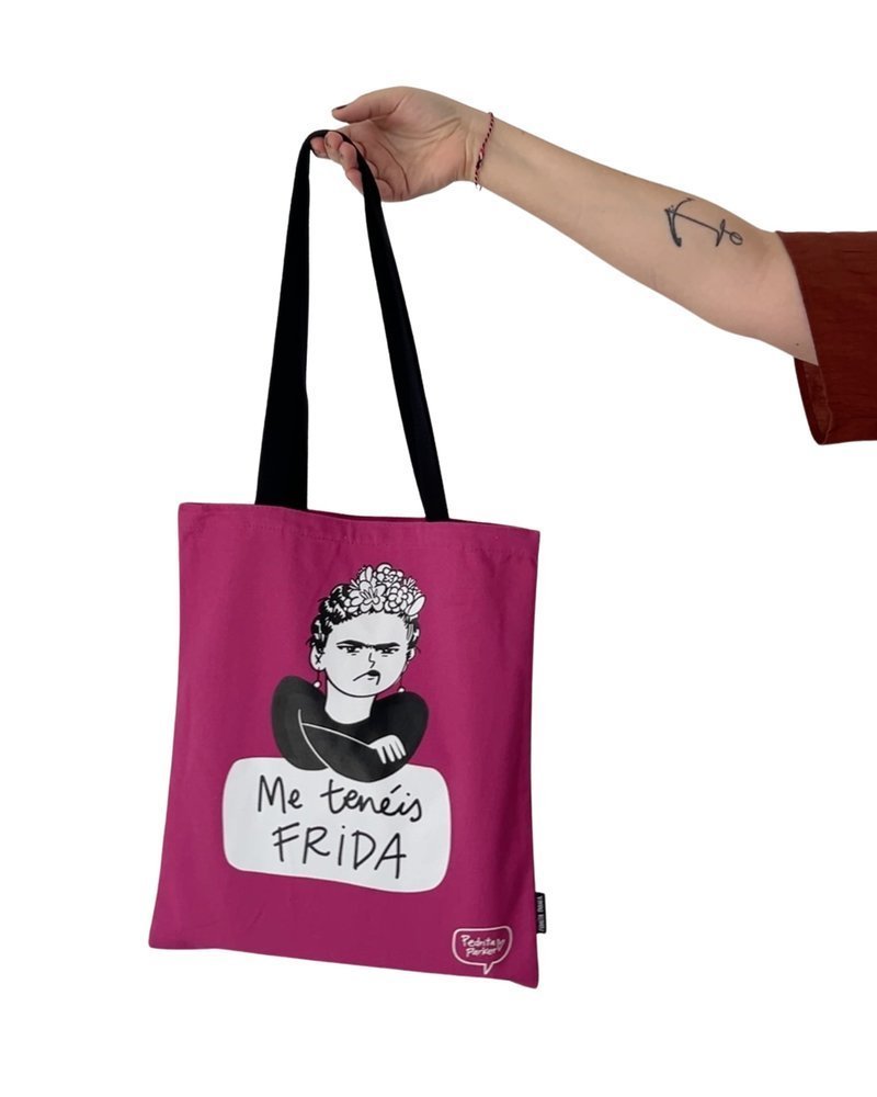 BOLSA DE TELA ME TENEIS FRIDA | PEDRITA PARKER Imagen principal del producto
