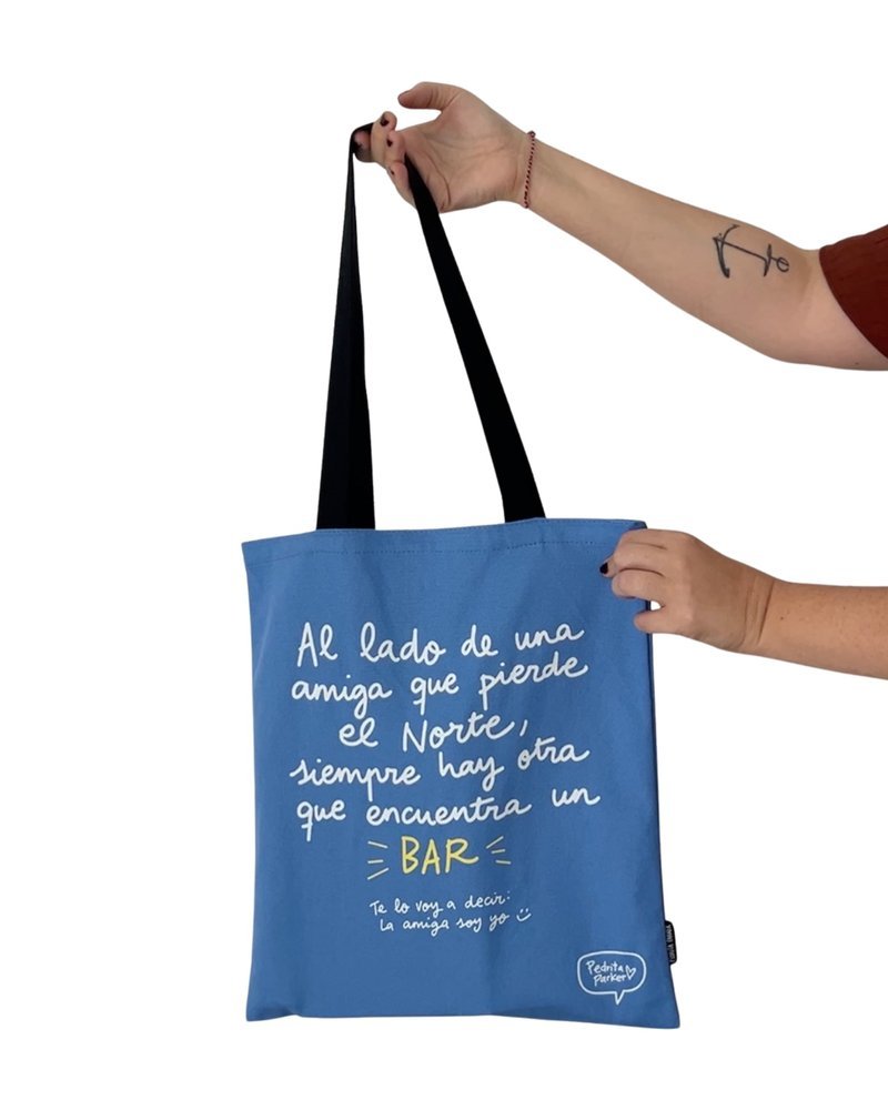 BOLSA DE TELA AMIGA BAR | PEDRITA PARKER Imagen principal del producto