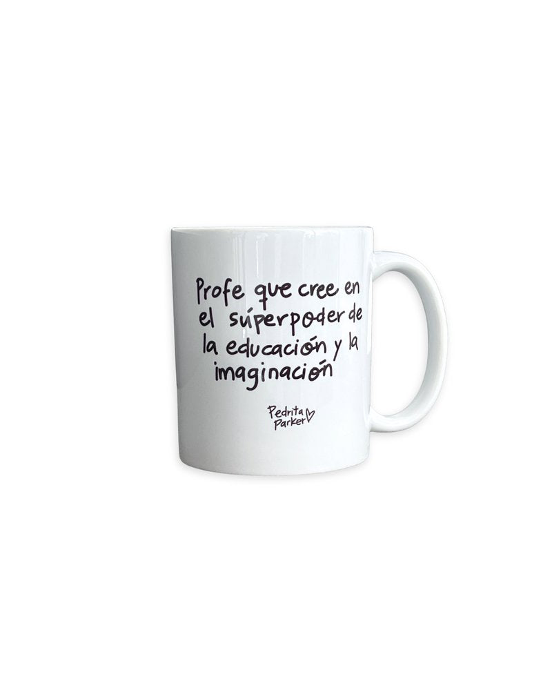 Taza Profe Superpoderes de Pedrita Parker