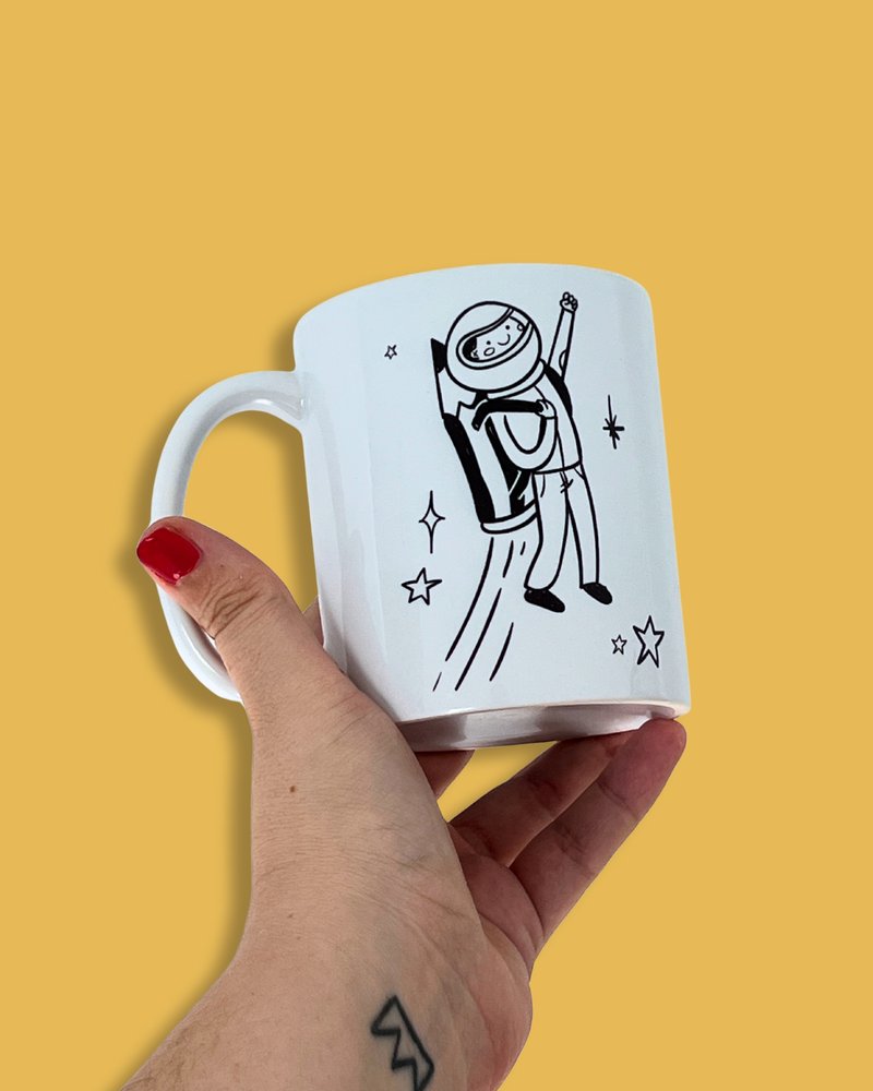 Taza Profe Superpoderes de Pedrita Parker